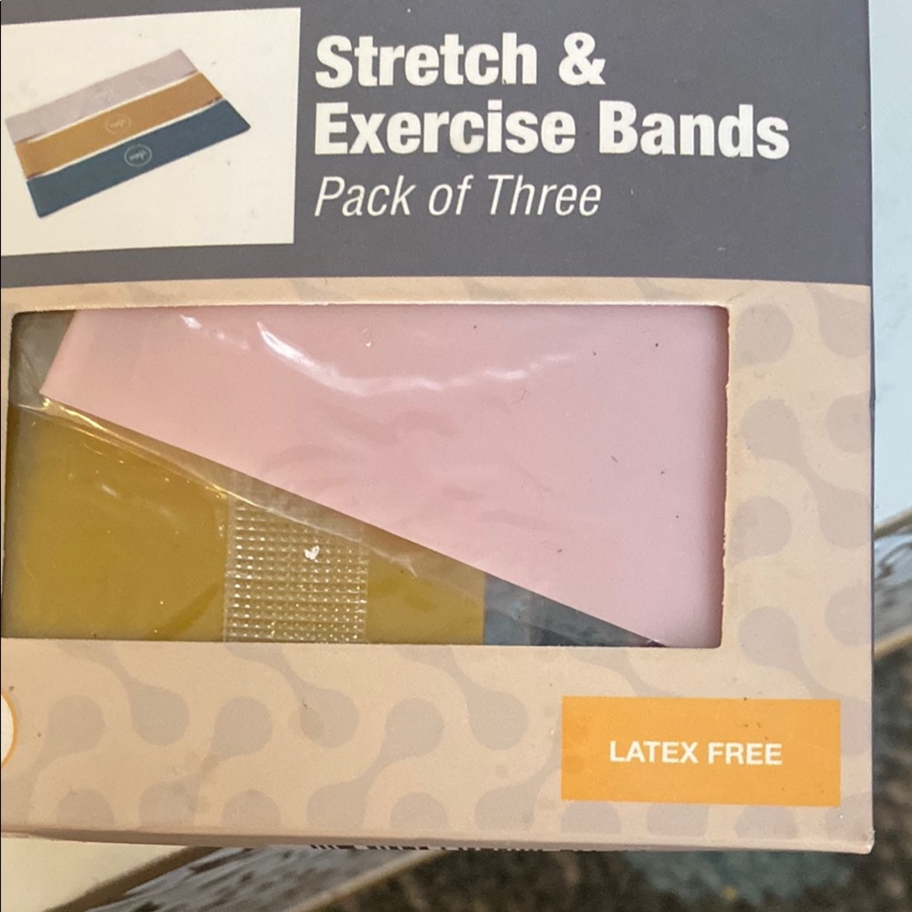 Latex-Free Stretch & Exercise Bands - Pack of Three
